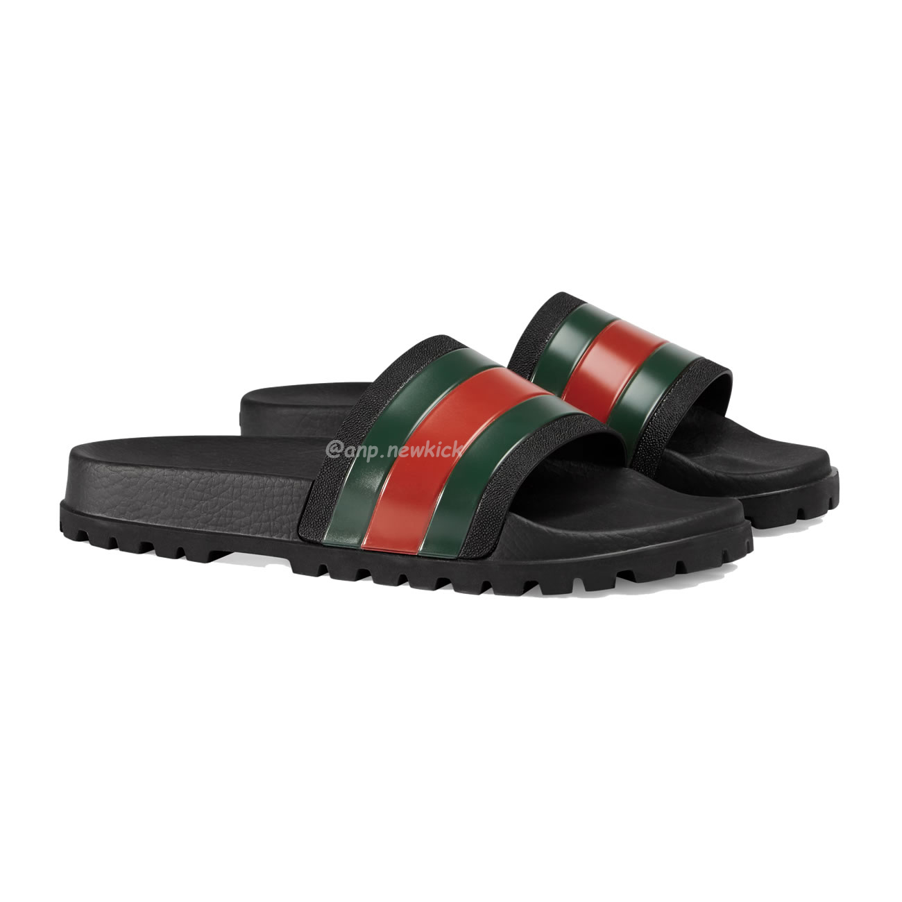 Gucci Mens Woven Leather Sandals 429469 Gib10 1098 (6) - newkick.org
